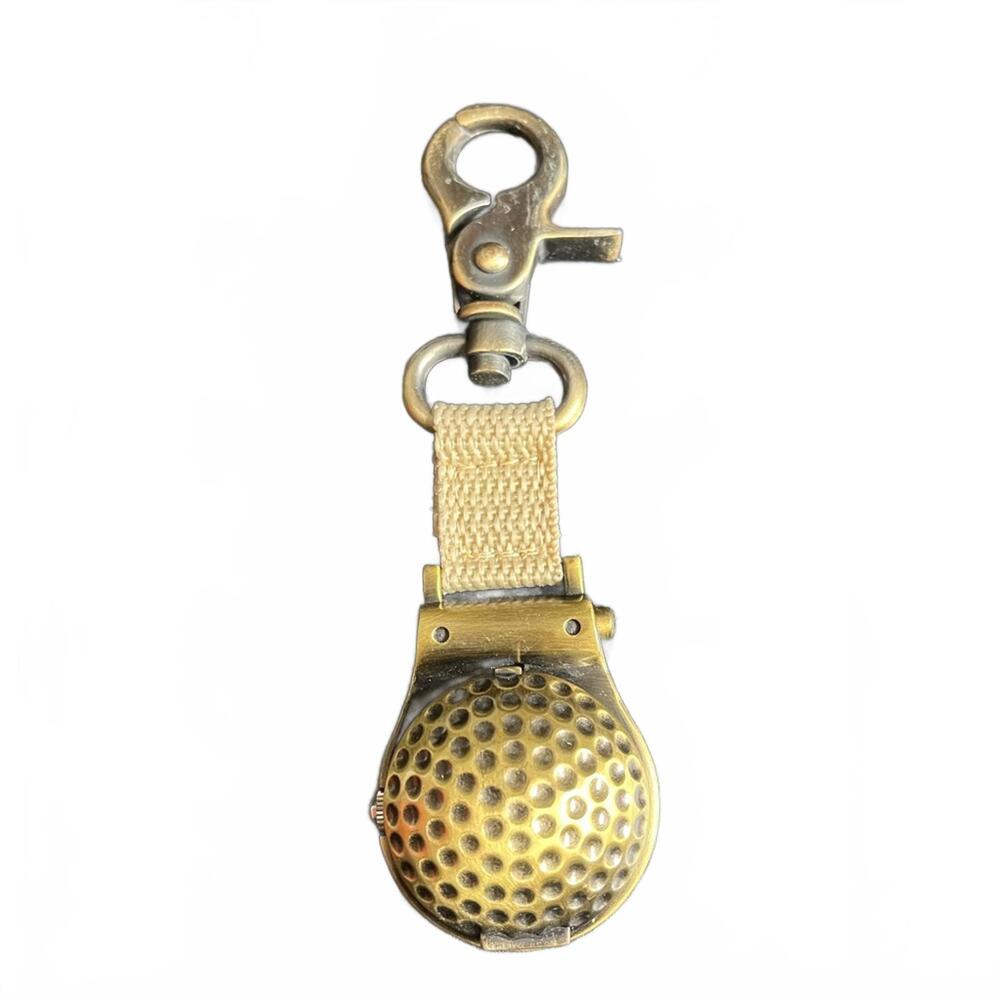 Vintage Brass pocket-watch with Clip